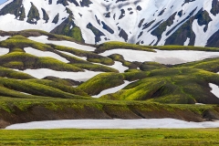 Snow in the Highlands, Iceland