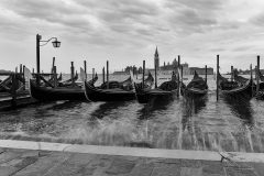 Gondolas on the Grand Canal, Venice