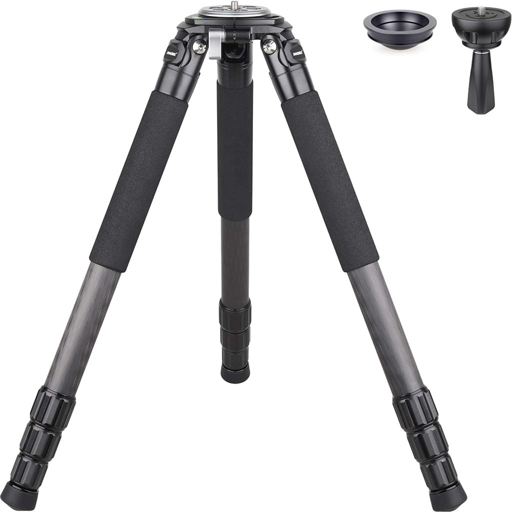 Carbon Fiber Tripod-LT364C-Small Size RT90C Professional Heavy Duty Tripods Stable Compact Stand with 75mm Bowl Adapter